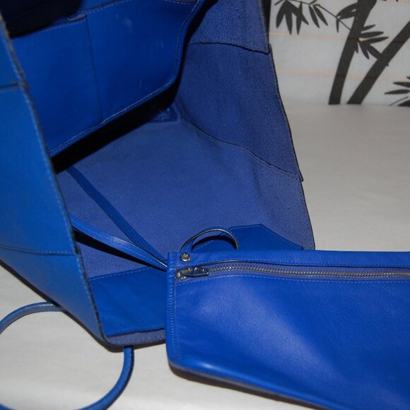 ❤️Alexander Wang ITALY Real Soft Leather Bag Double Prisma Shopper Tote Handbag - Picture 11 of 12